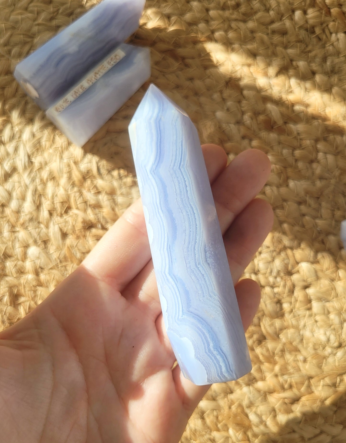 Blue lace agate towers // high grade // choose your own