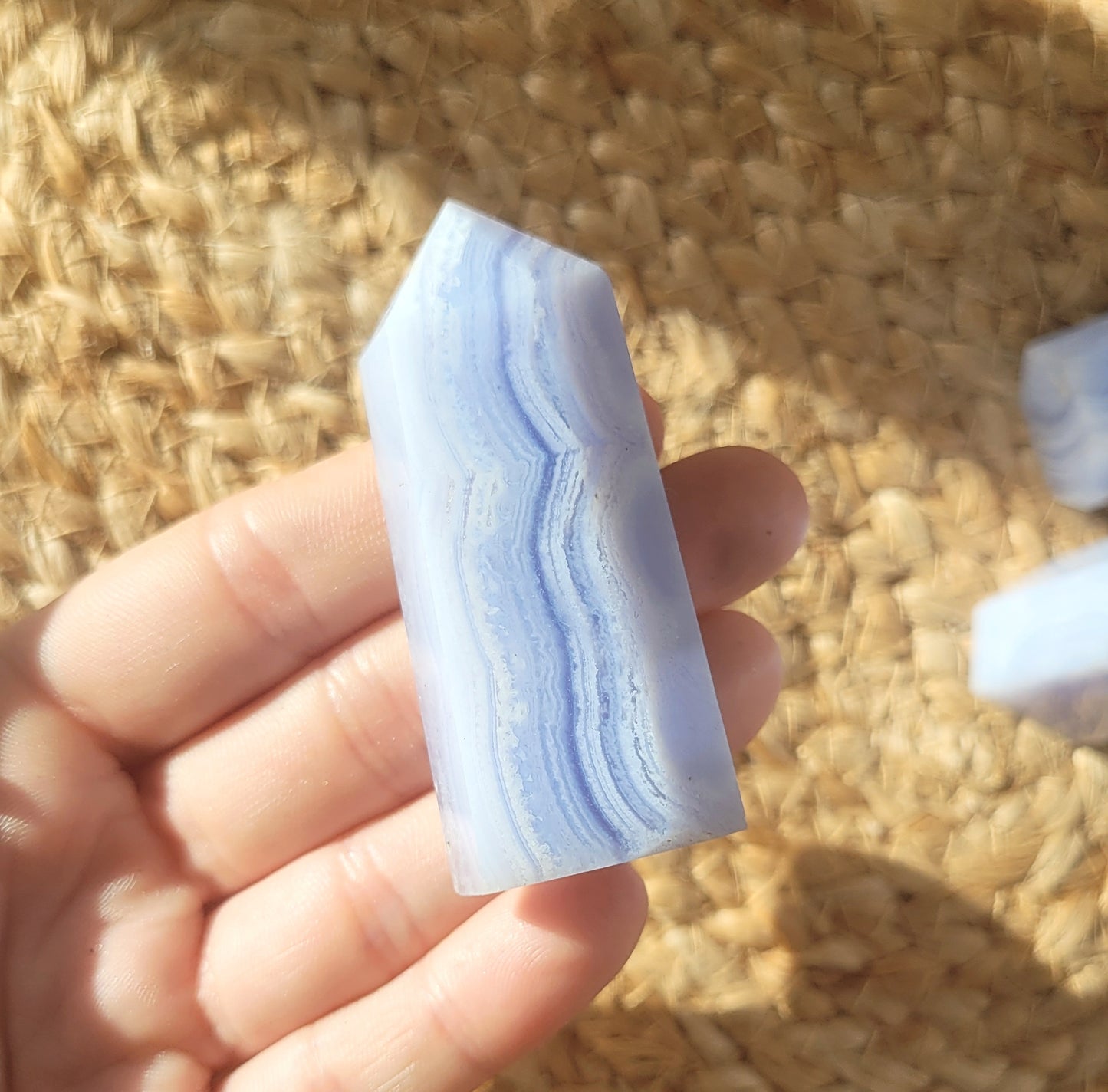 Blue lace agate towers // high grade // choose your own