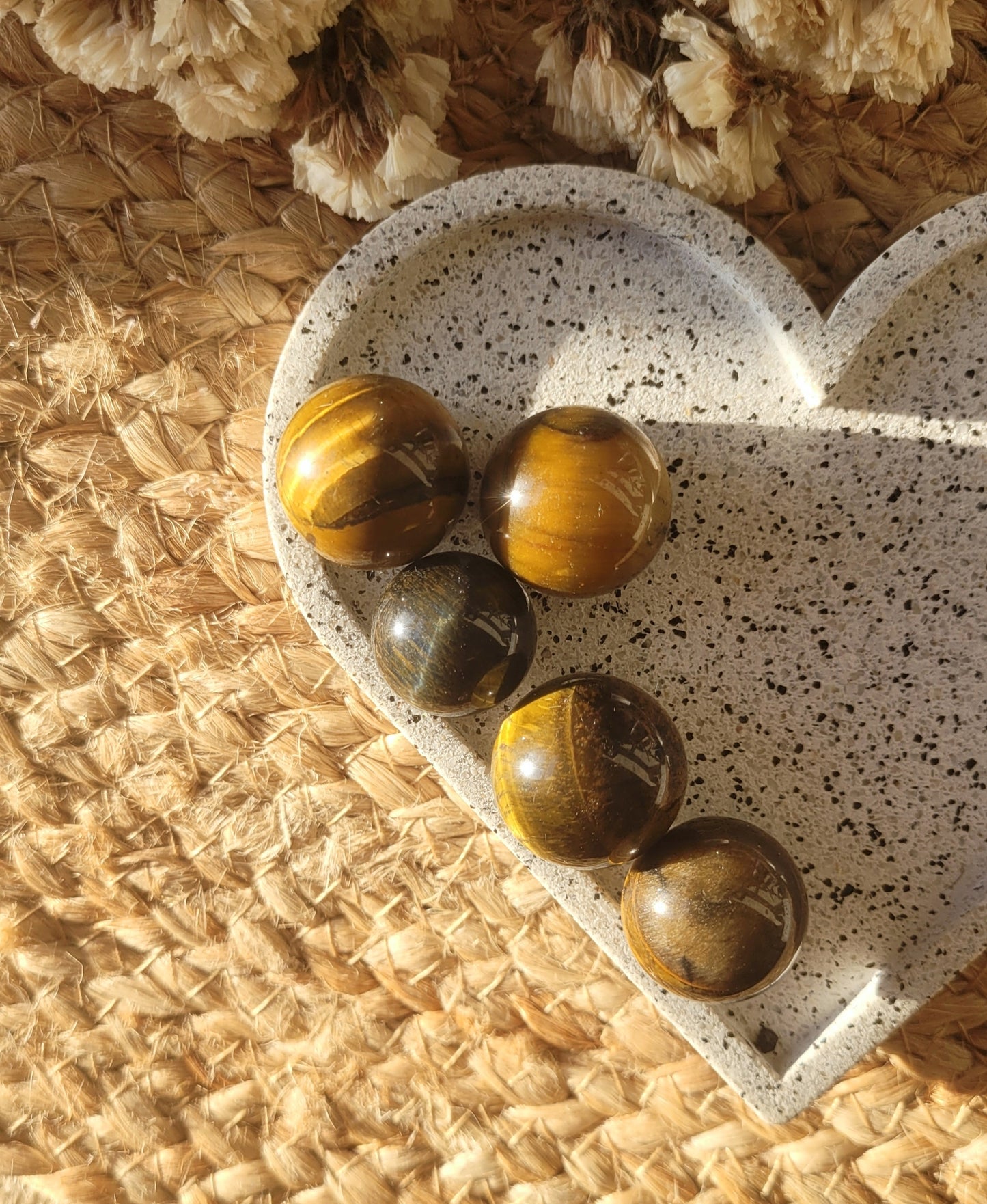 Tigers eye mini sphere x1 intuitively picked