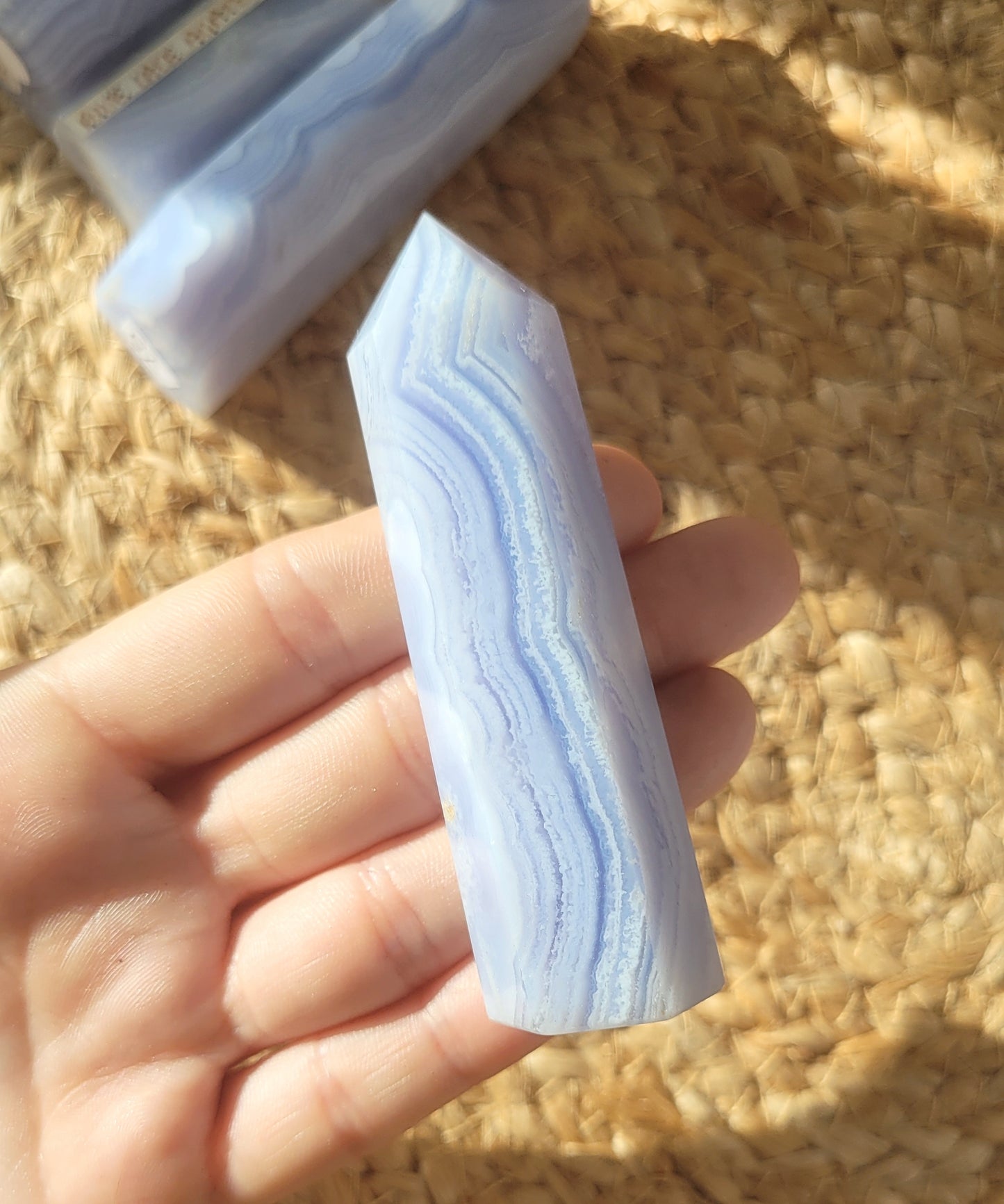 Blue lace agate towers // high grade // choose your own
