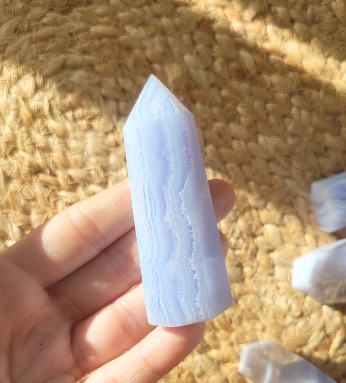 Blue lace agate towers // high grade // choose your own