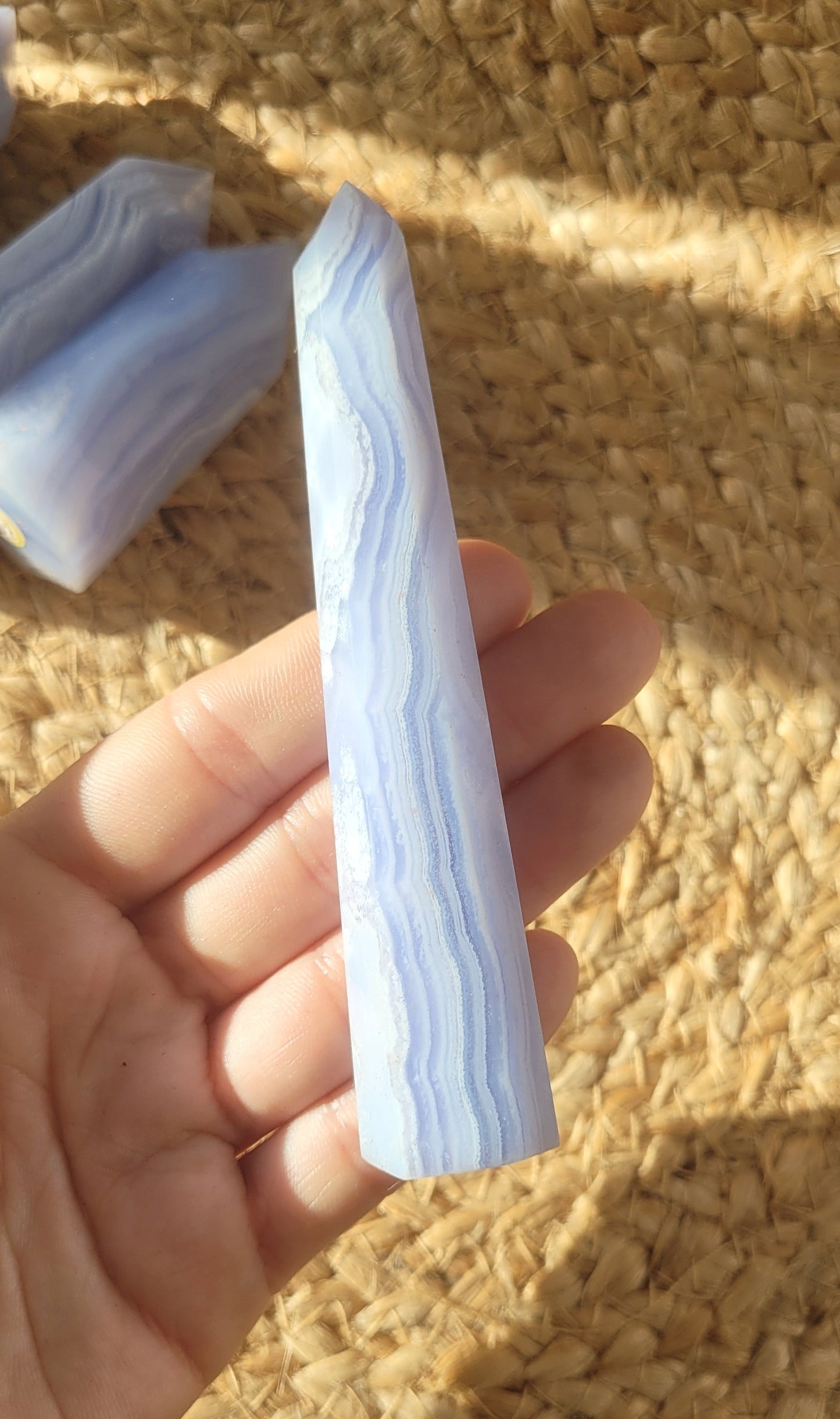 Blue lace agate towers // high grade // choose your own