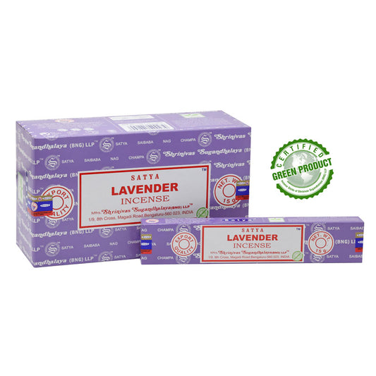Hand rolled incense sticks // Satya //  Lavender
