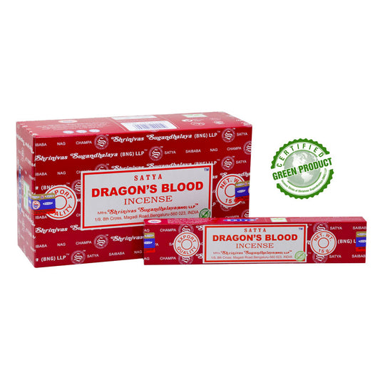 Hand rolled incense sticks // Satya // Dragons blood