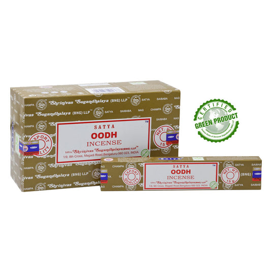Hand rolled incense sticks // Satya // Oudh