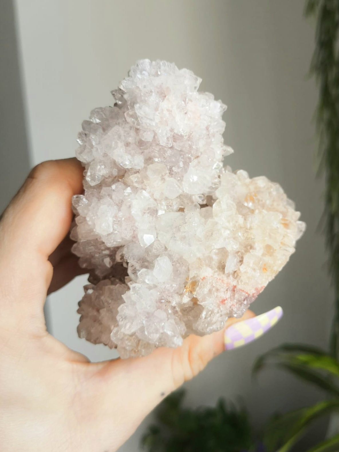 Pine quartz cluster // rare formation quartz cluster // approx 9.3cm x 8.3cm
