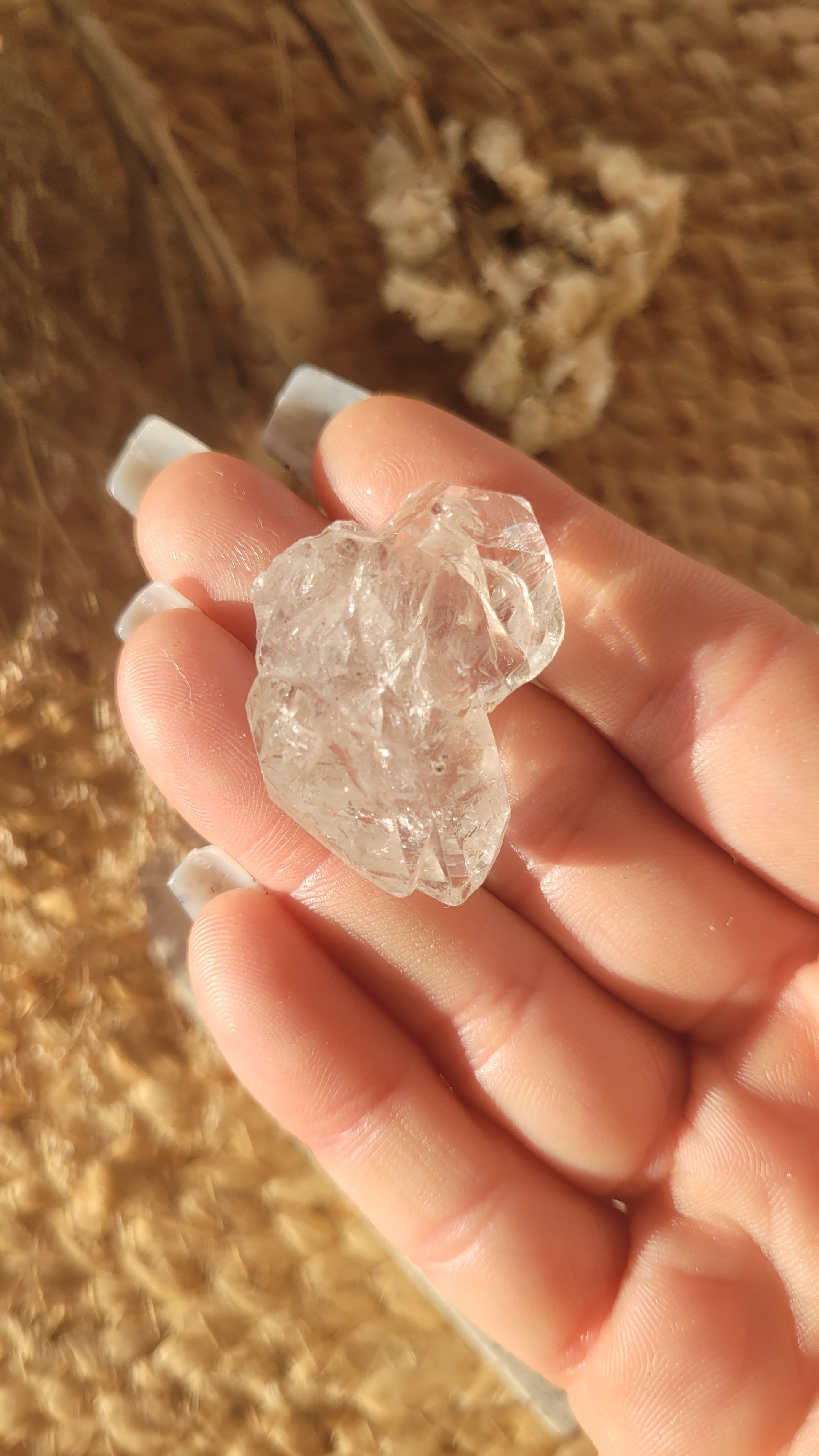 Himalayan herkimer diamond // high vibration