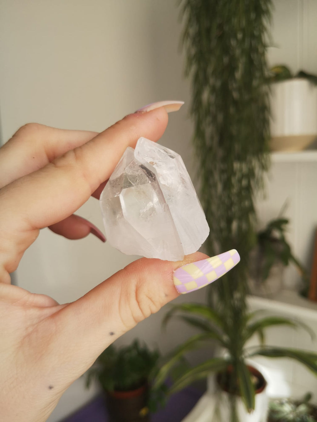Rare tantric twin quartz // soul mate crystal // twin flame crystal // approx 4.7
