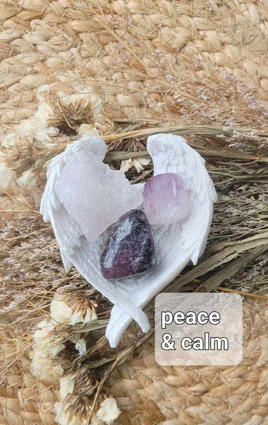 crystal healing kit // crystal gift set // PEACE & CALM //