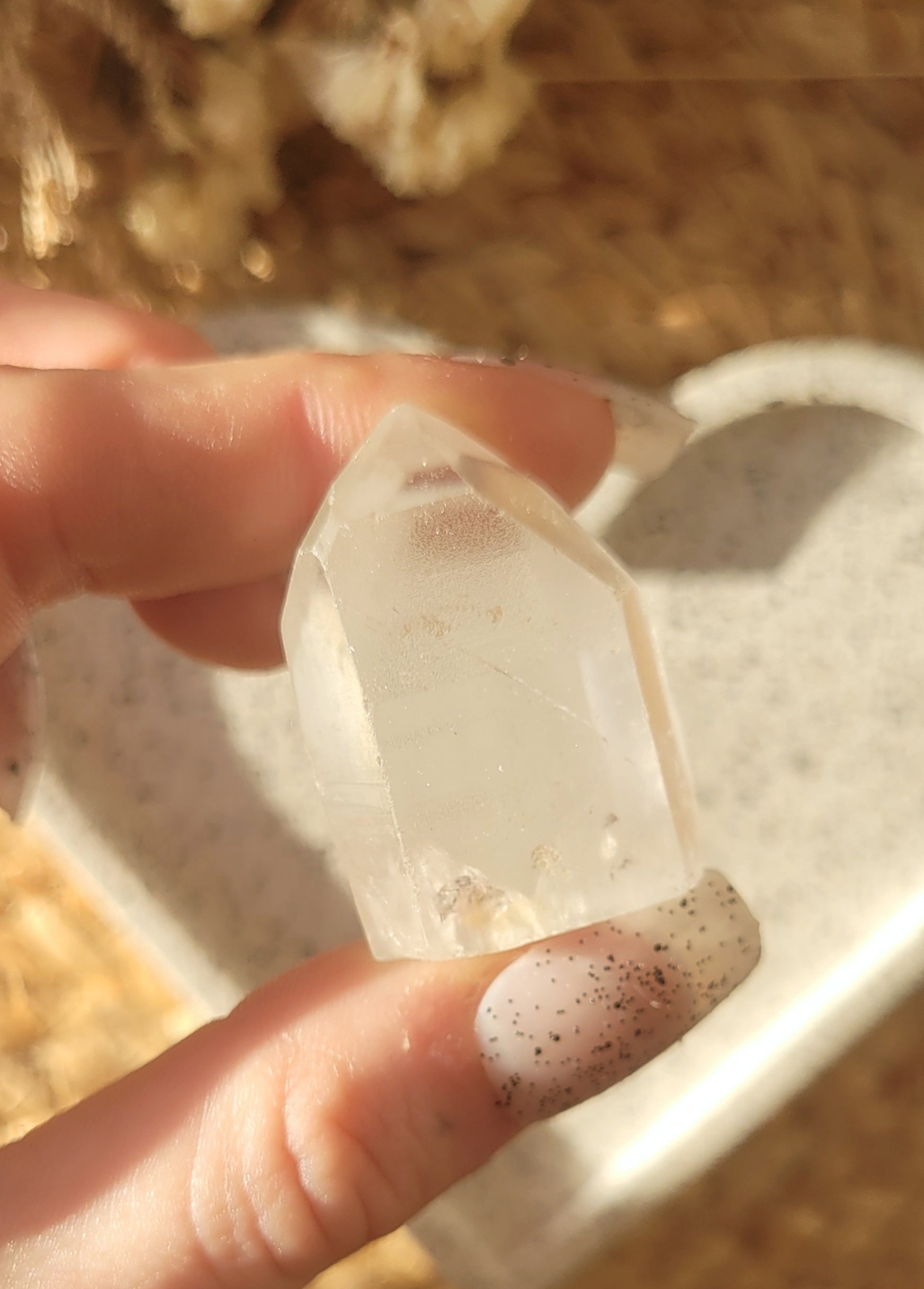 Small lemurian cut base point // approx 3.3cm