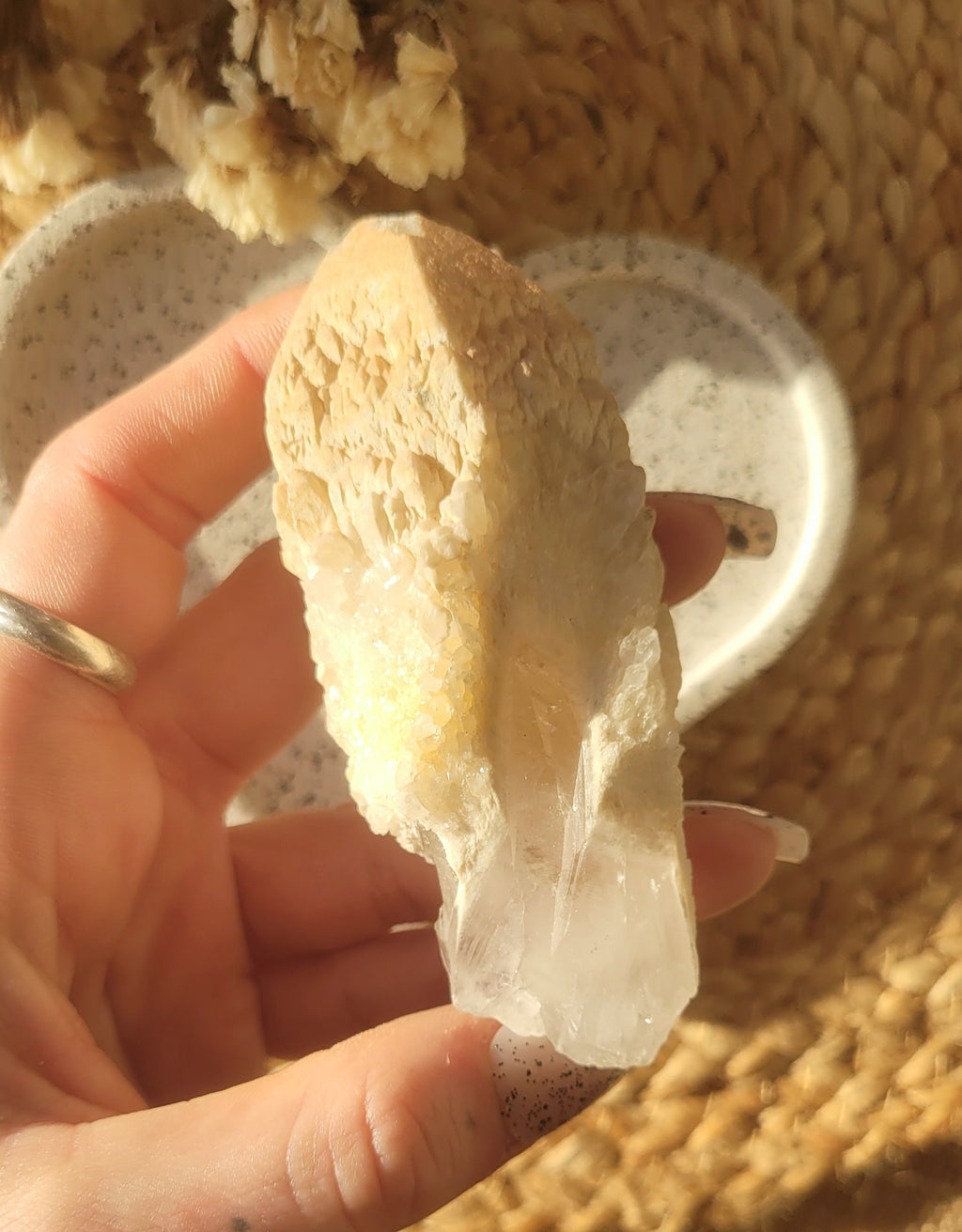 Natural candle quartz // Brazil // Quartz specimen