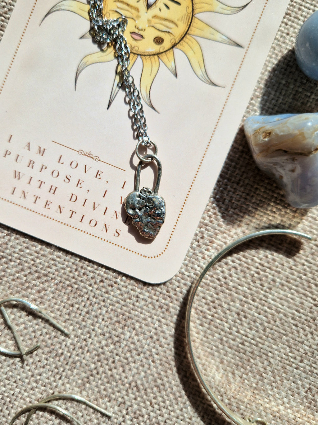 Molten silver // 925 sterling silver // organic pendant  // handmade in Cleethorpes