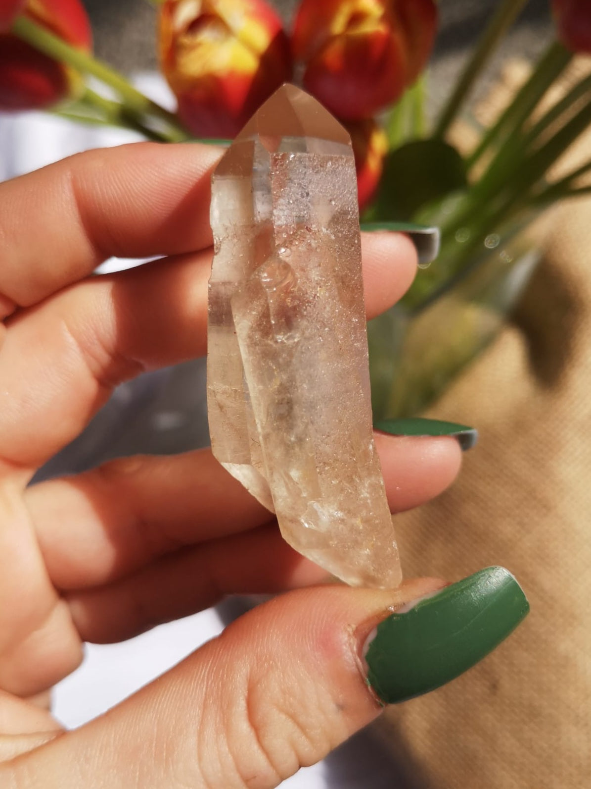 Natural citrine from Sicily - solar plexus chakra