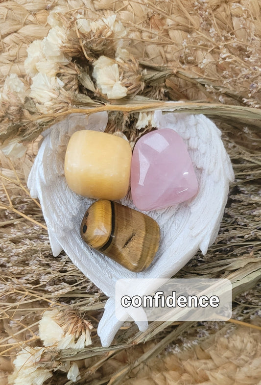 Confidence / courage gift set // healing crystals // crystal gifts // ethically sourced