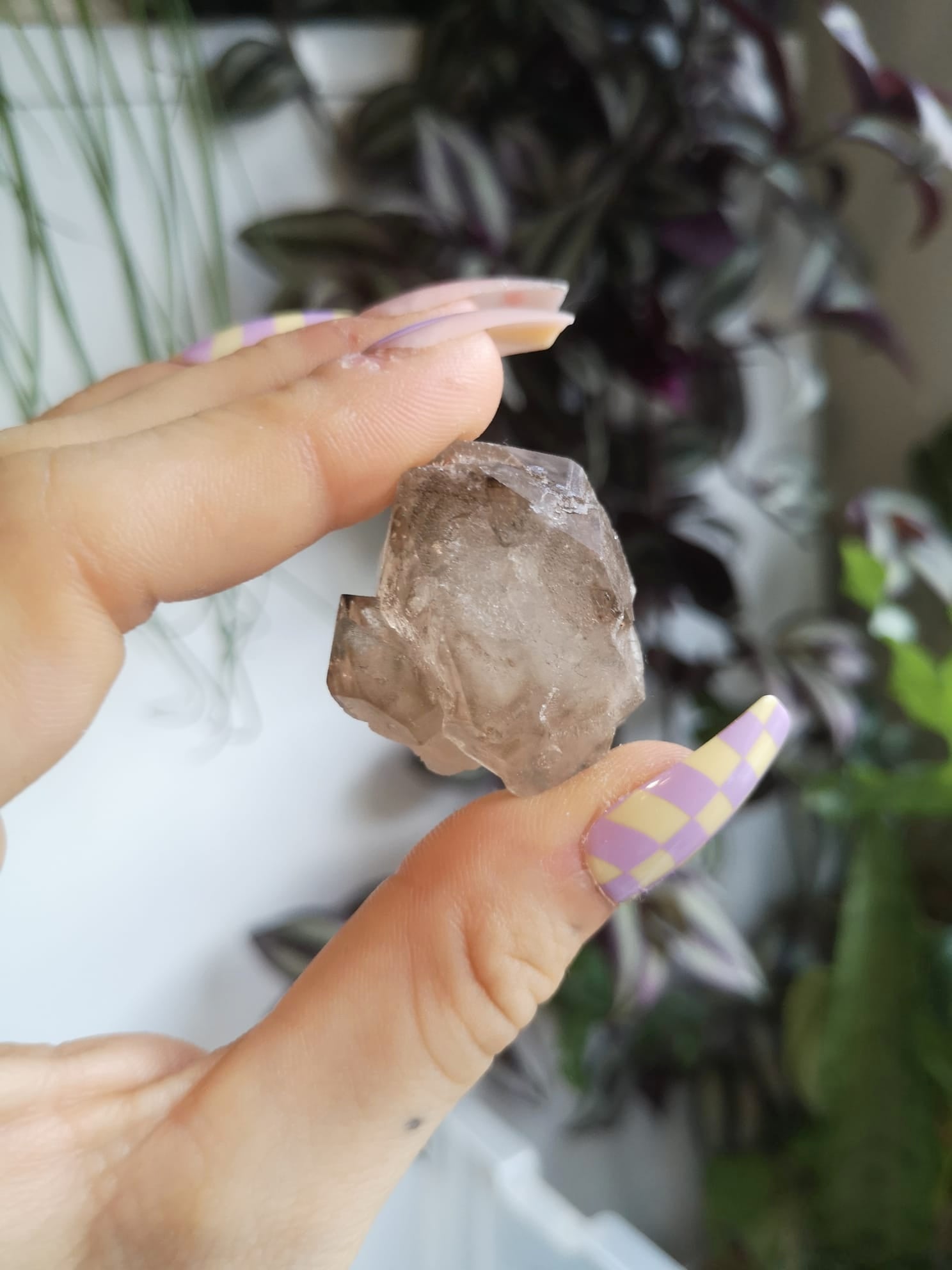 Natural smokey elestial quartz // Quartz specimen // approx 3.7cm