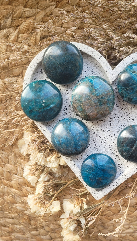 apatite button // throat chakra healing // crystal healing // reiki // holistic