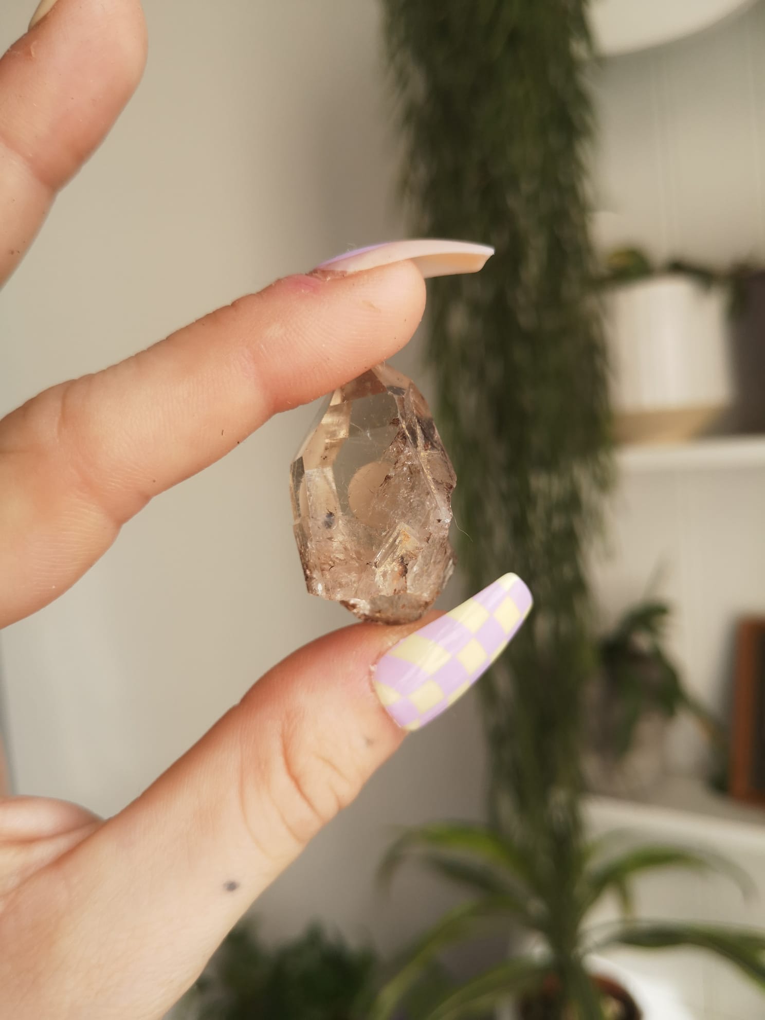 Natural citrine with inclusions // lodolite citrine // approx 3.4cm