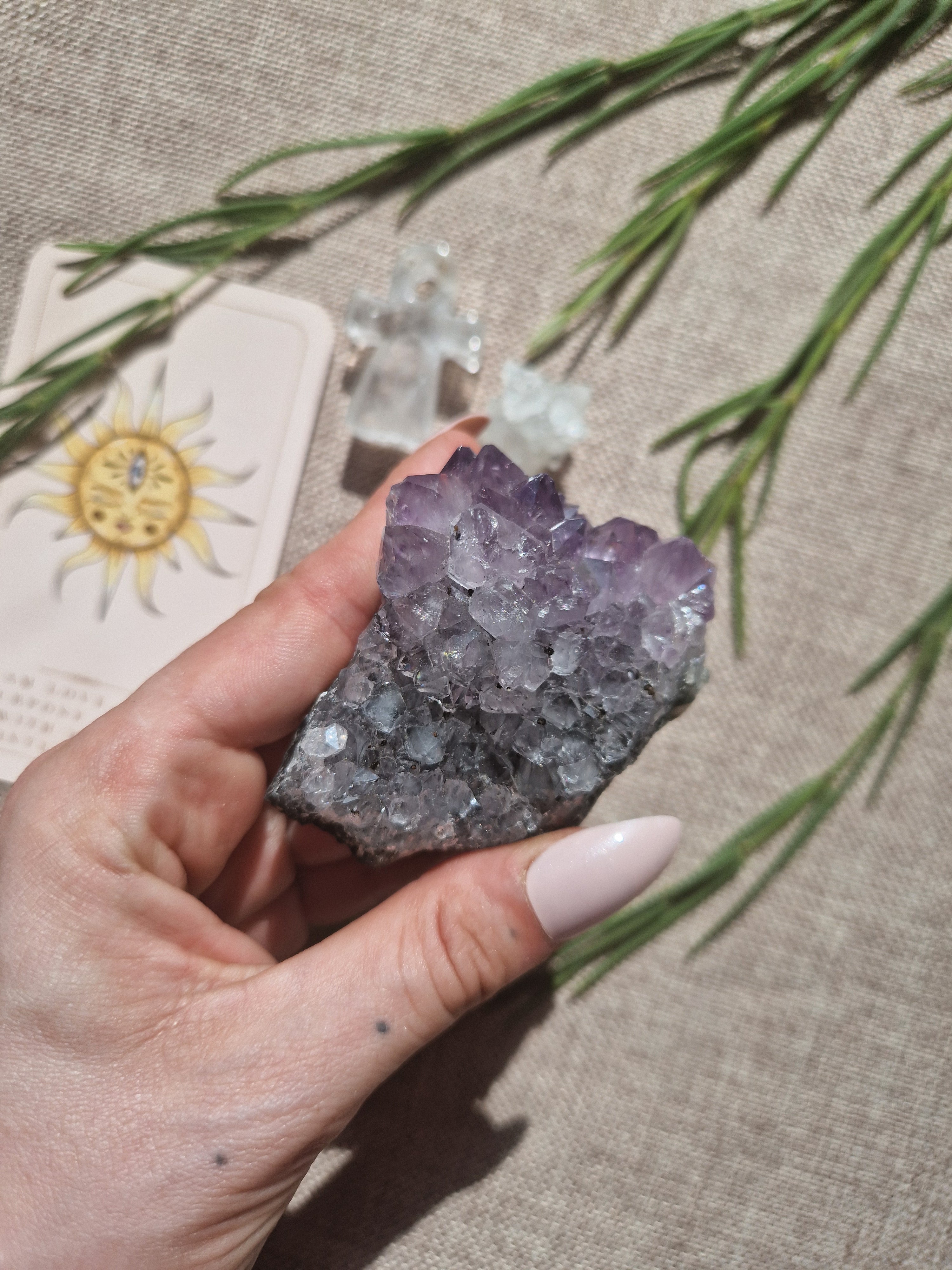 Amethyst cluster // healing crystal specimen