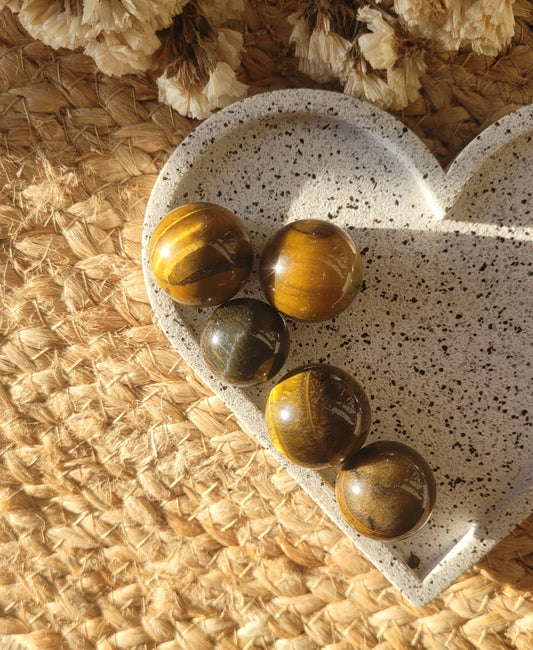 Tigers eye mini sphere x1 intuitively picked