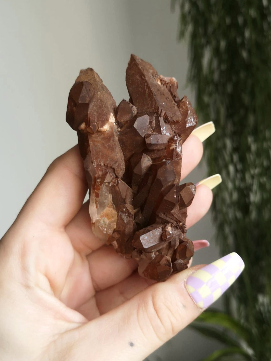 Natural tangerine quartz cluster // inner child healing // approx 8.7cm x 4.6cm
