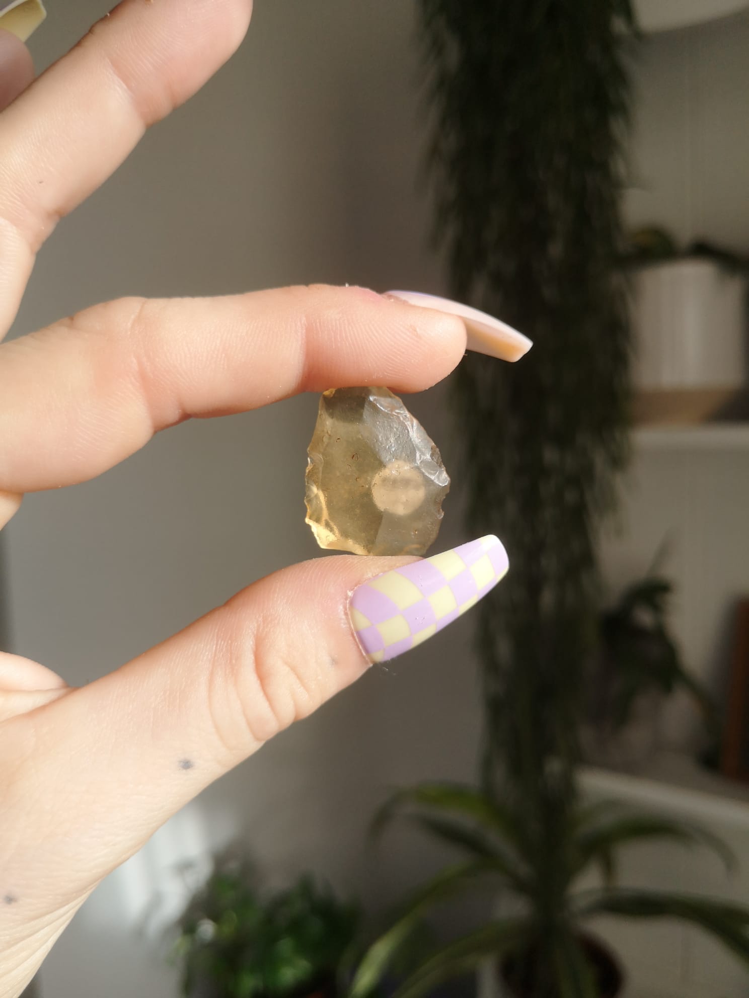 Libyan desert glass B // tektite impactite // solar plexus