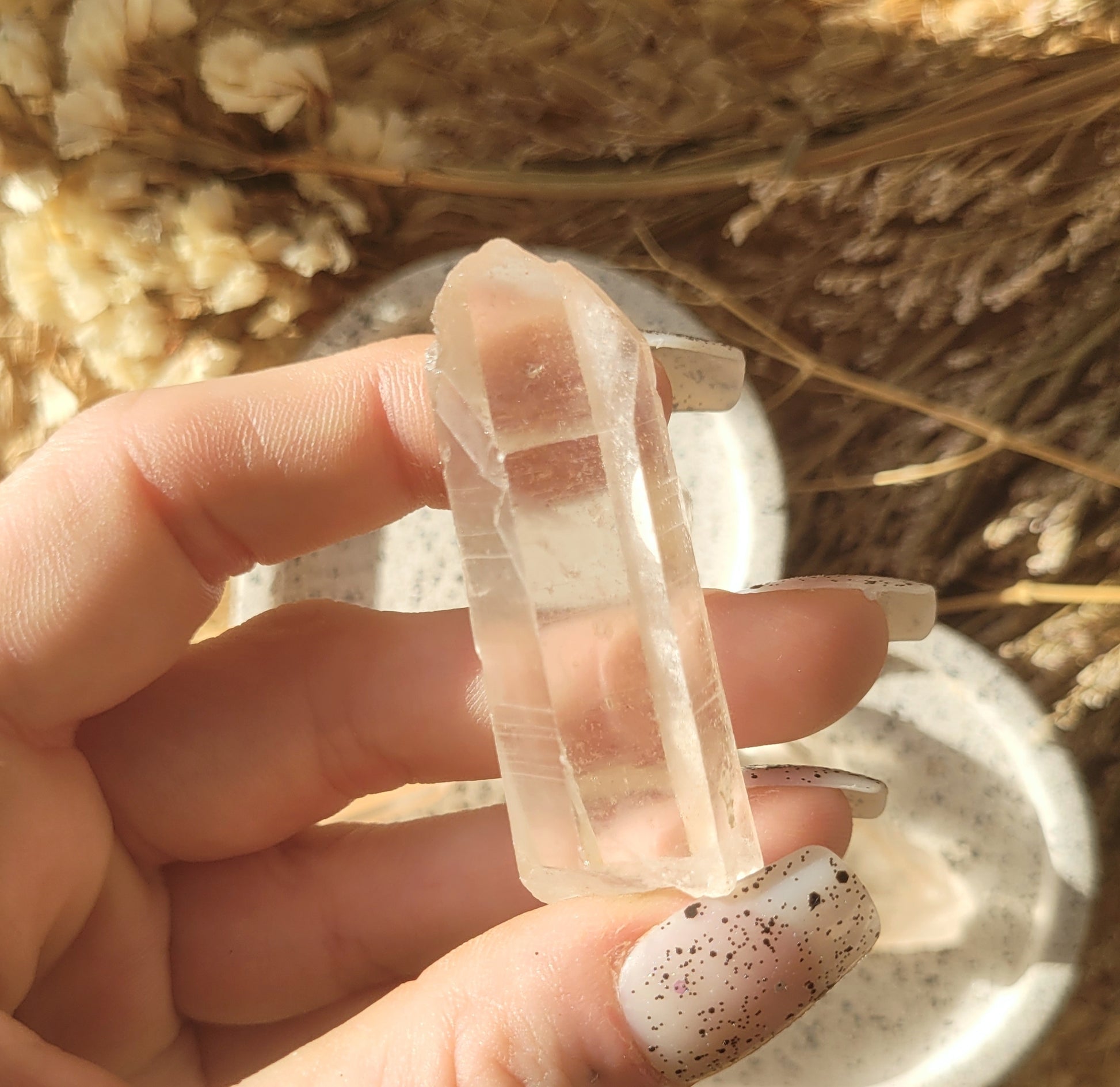 Tangerine lemurian seed quartz // Brazil // approx 5.5cm