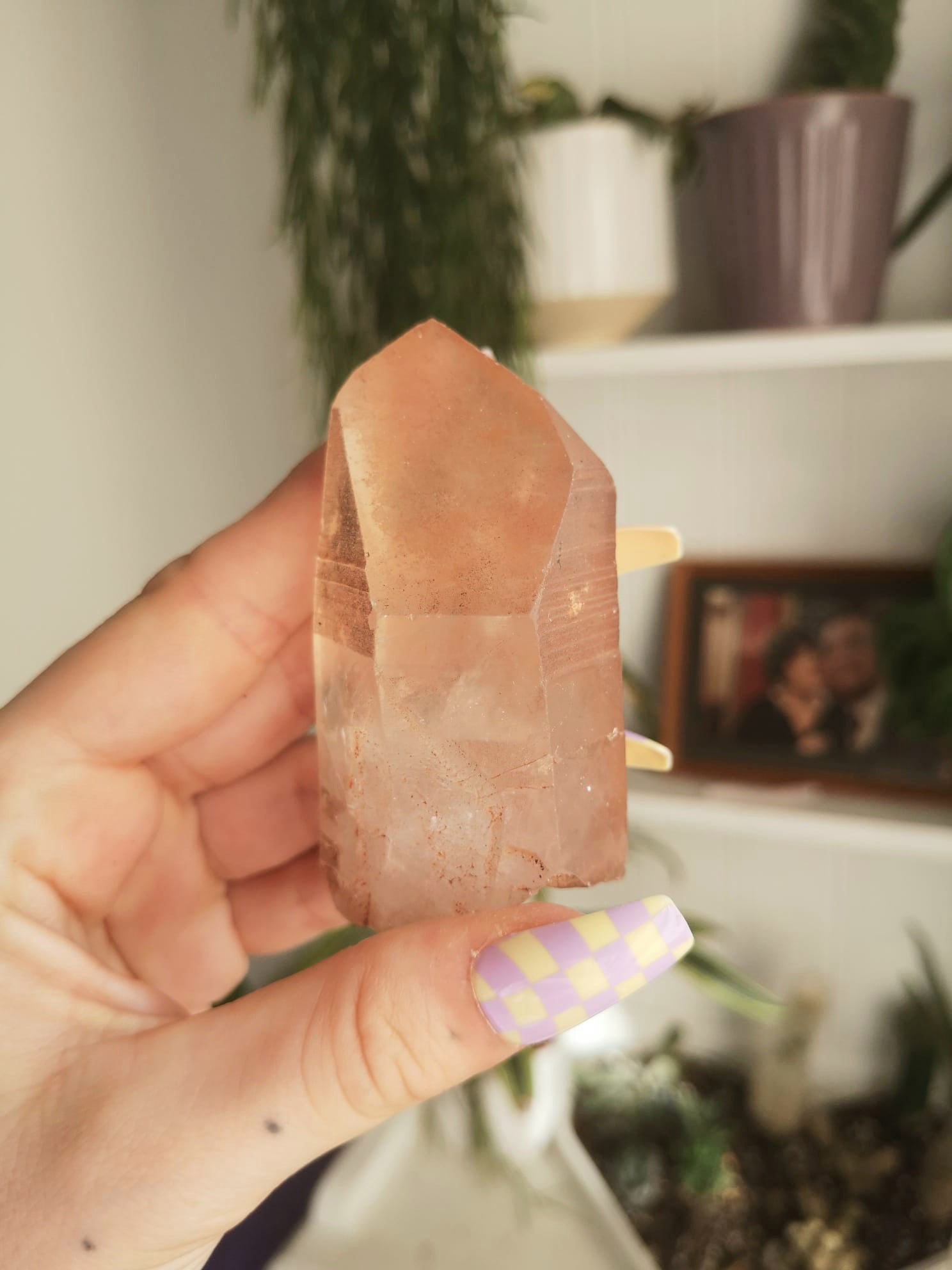 Iron etched serado nirvana quartz // high altitude himalayas // approx 7.8cm