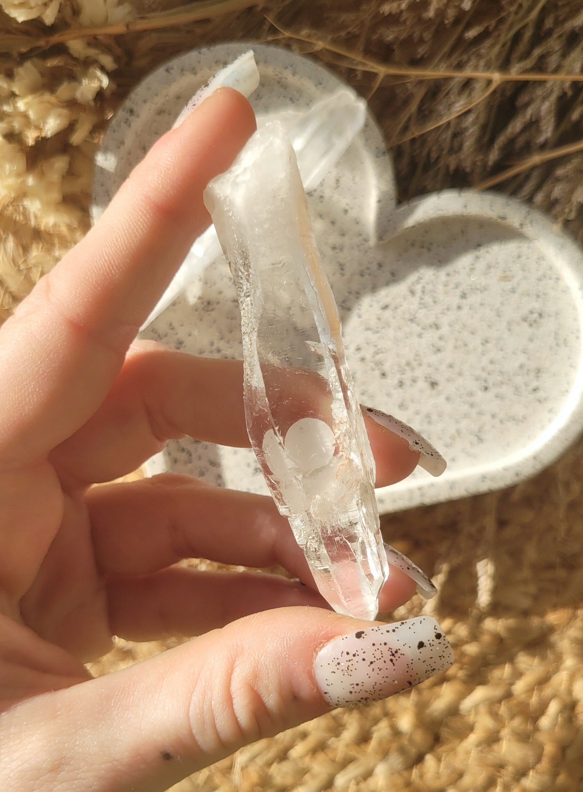 Natural diamantina quartz // Brazil // Quartz point // approx 7.5cm
