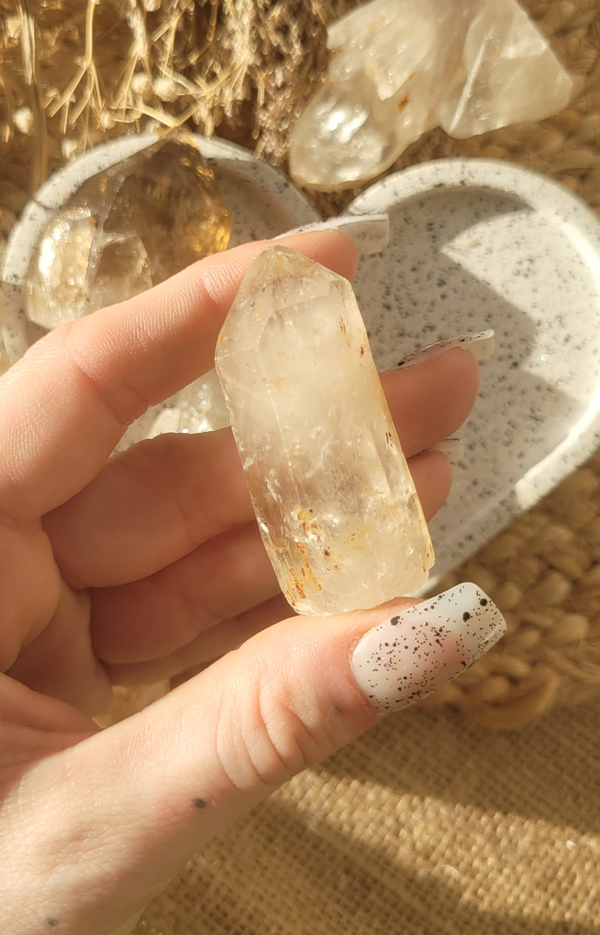 Kundalini citrine point // Natural citrine // approx 5cm