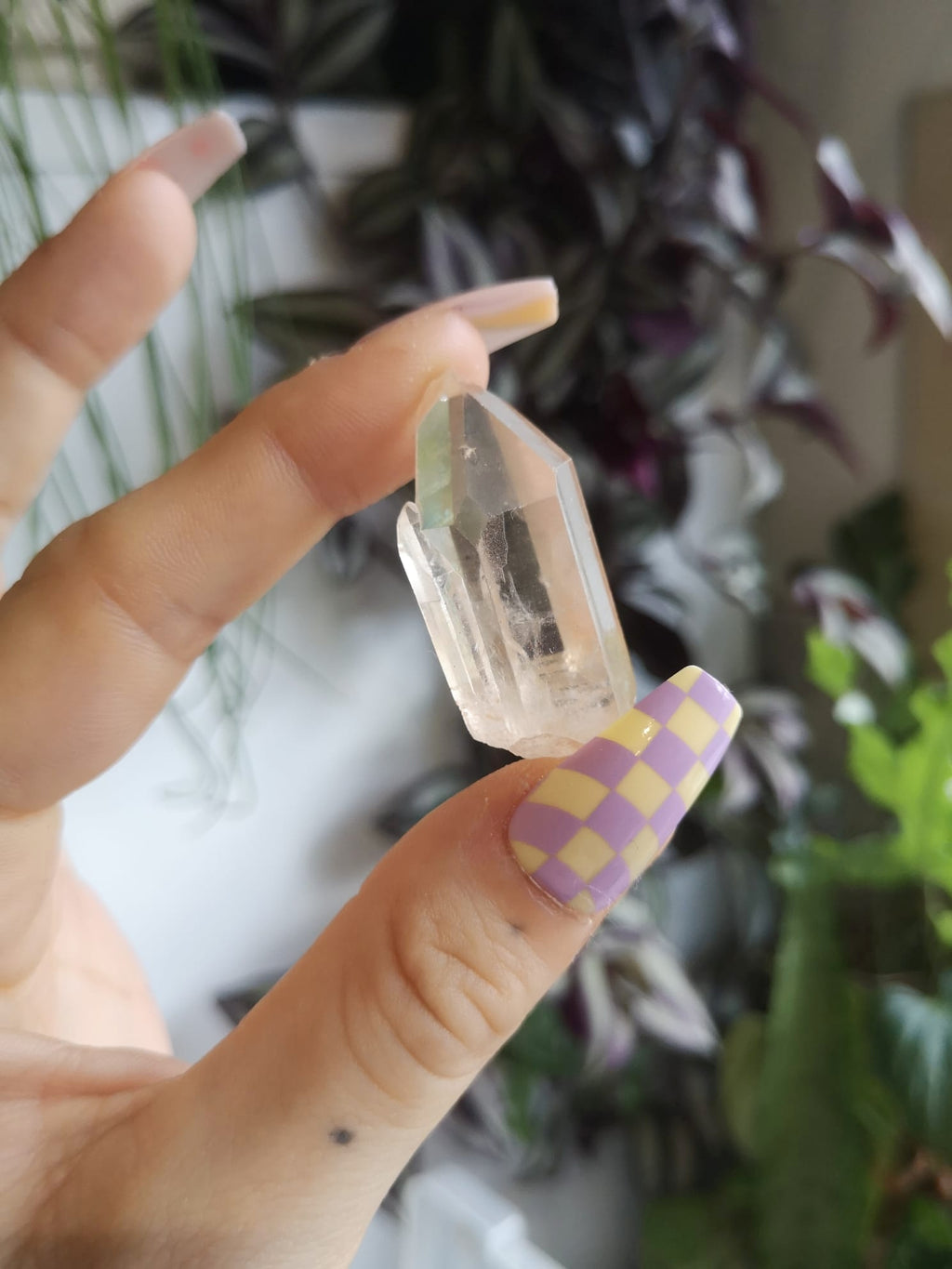 Tangerine lemurian seed quartz with twin growth // approx 3.8cm