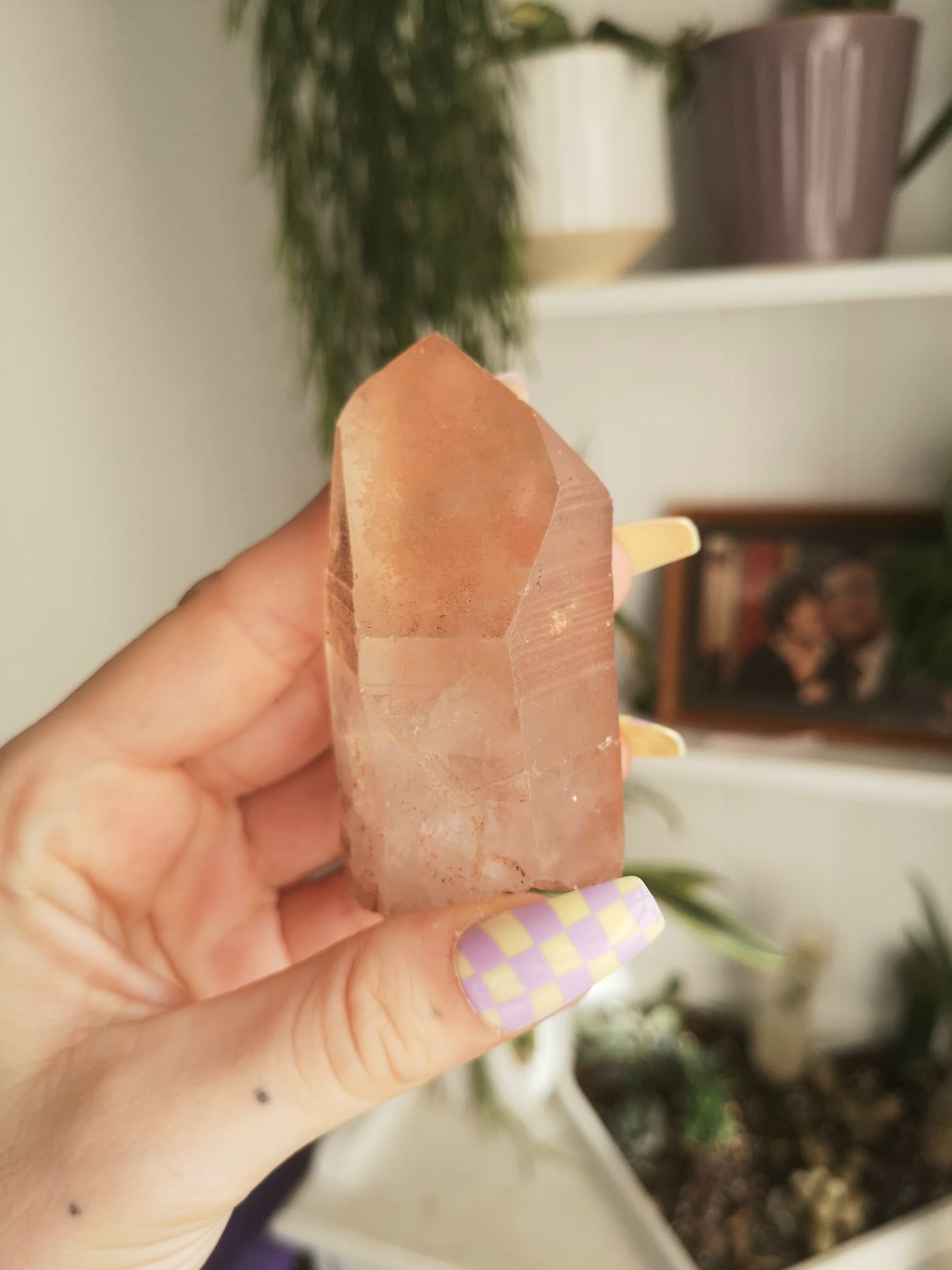 Iron etched serado nirvana quartz // high altitude himalayas // approx 7.8cm