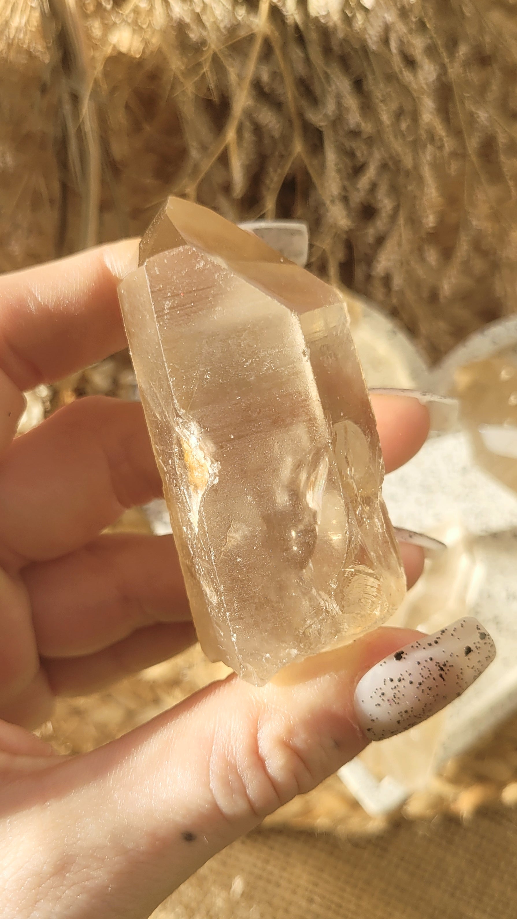Natural citrine from Sicily // with Rainbows approx 6.5cm