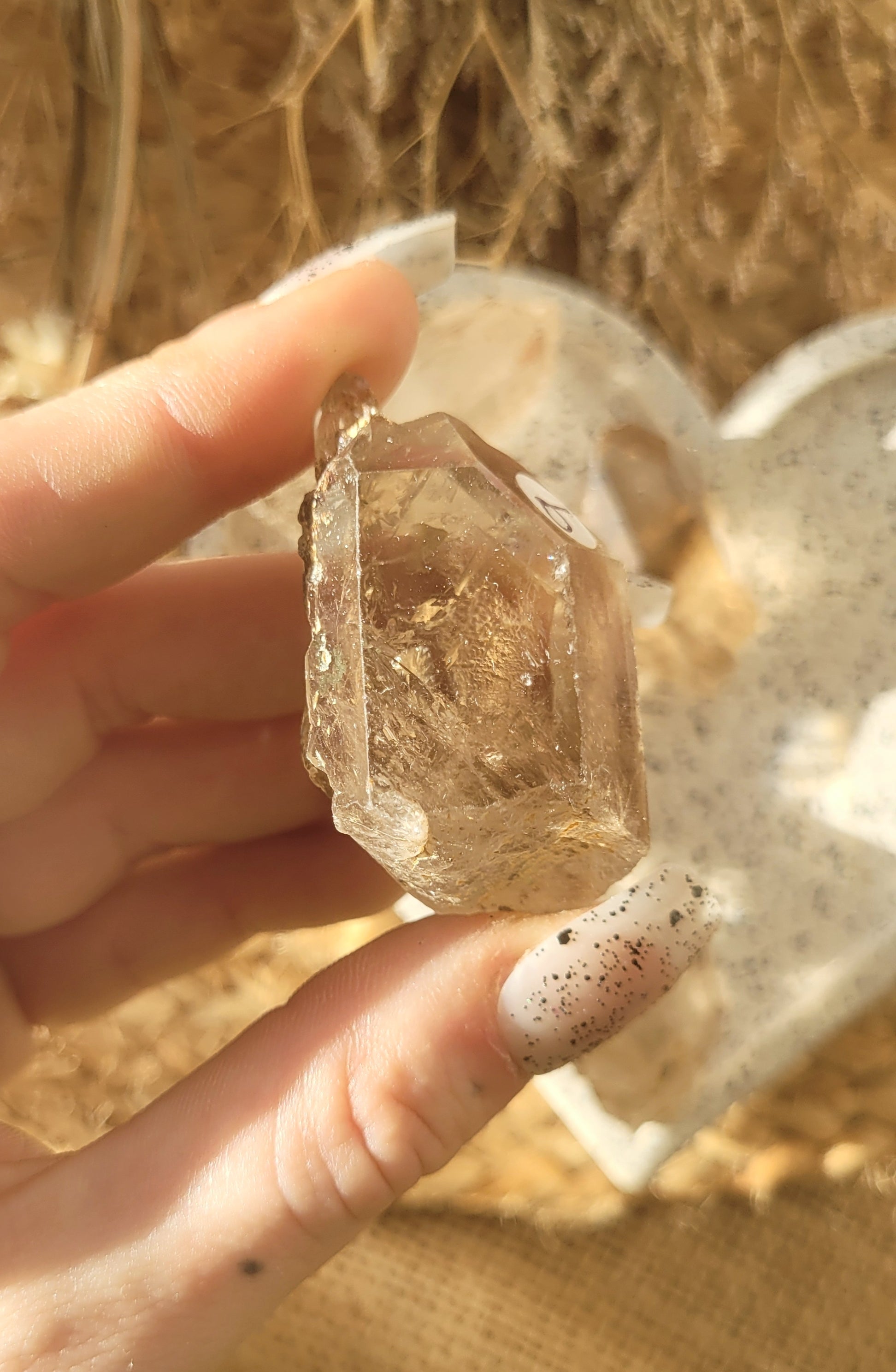 Included natural citrine // lodolite citrine // approx 5cm