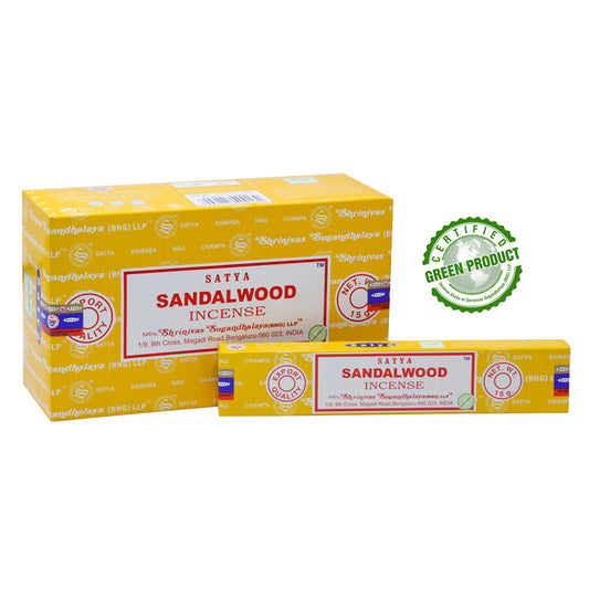 Hand rolled incense sticks // Satya // Sandalwood